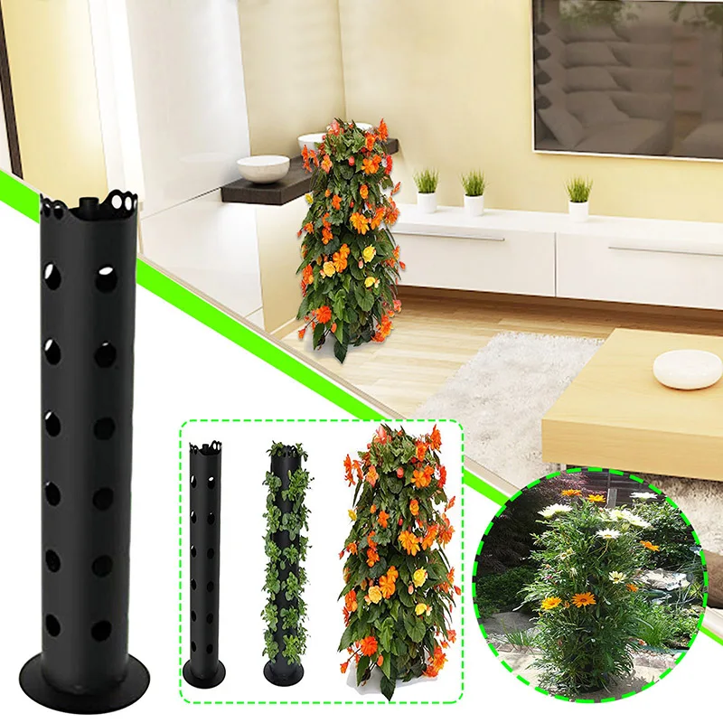 

Flower Pot Freestanding Flower Tower Standing Plant Flower Tower Garden Plant Container Garden Decoration Outdoor