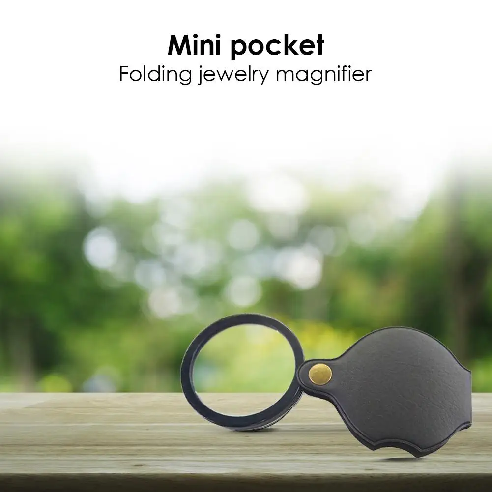 

6/8/10X Portable Handheld ABS Handle Mini Magnifier Glass Lens High Magnifying Glass for Reading Newspaper Jewelry