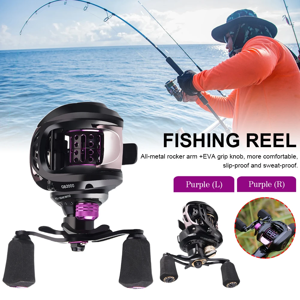 

149g Ultralight Baitcasting Reel Micro Metal Spool Fishing Reel 5KG Max Drag 6.5:1 Ratio Left Right Hand Fishing Casting Reel