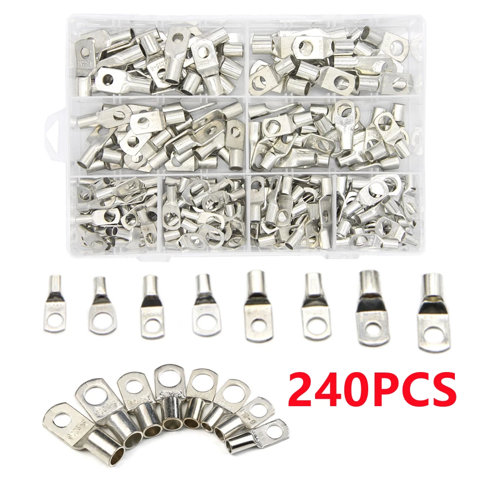 Набор медных наконечников для кабеля 60/170/240 шт. |