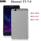 Ультра тонкий чехол для телефона из мягкого силикона ТПУ с рисунком для Huawei MediaPad T3 7,0, 3G, с функцией BG2-U01 BG2-U03 защитный чехол КРЫШКА ДЛЯ T3 7,0 Wi-Fi BG2-W09