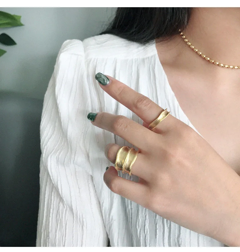 S'STEEL, 925 пробы, серебряные кольца для женщин, lrmedium, Открытое кольцо Anelli Argento Donna Bijoux Argent Massif Pour Femme, ювелирные изделия