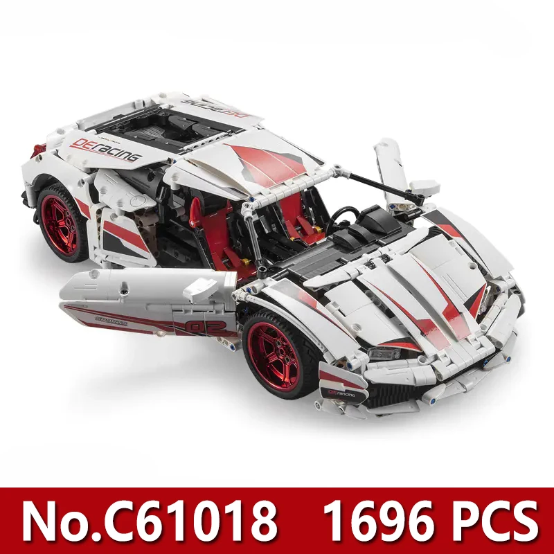 Technic MOC Series The Lamborghin Huracan LP610 4 супер гоночный автомобиль строительные блоки 1696 шт