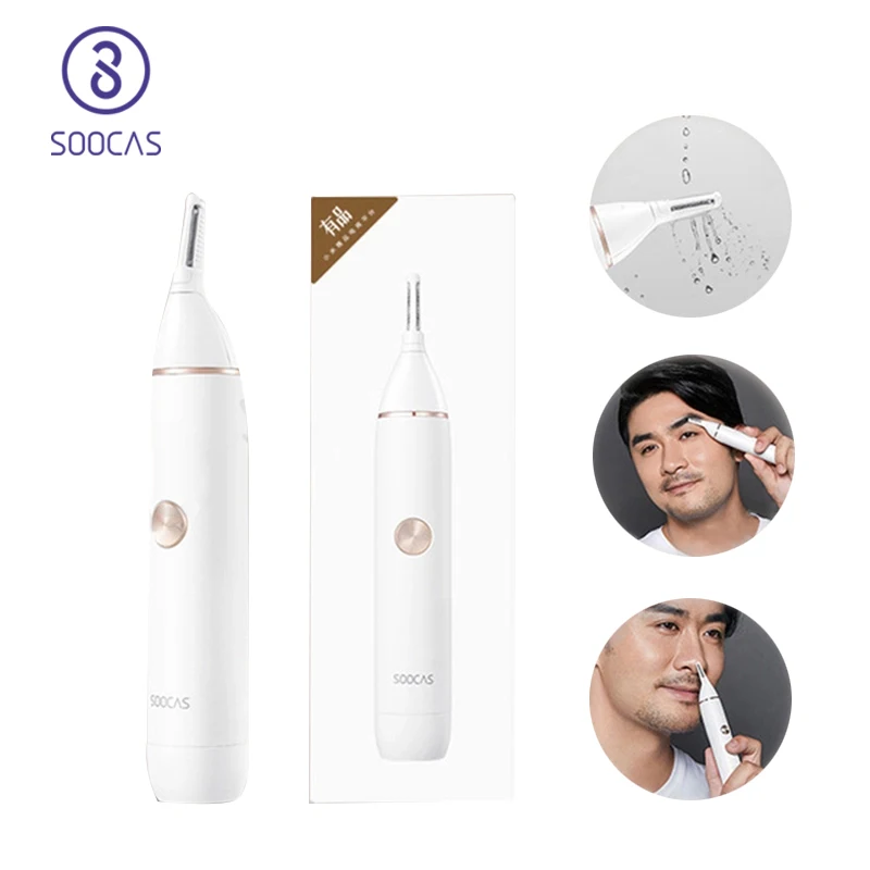 SOOCAS N1 Electric Nose Hair Trimmer Mini Portable Ear For Men Shaver Waterproof Safe Cleaner Tool Razor Men‘S | Бытовая техника