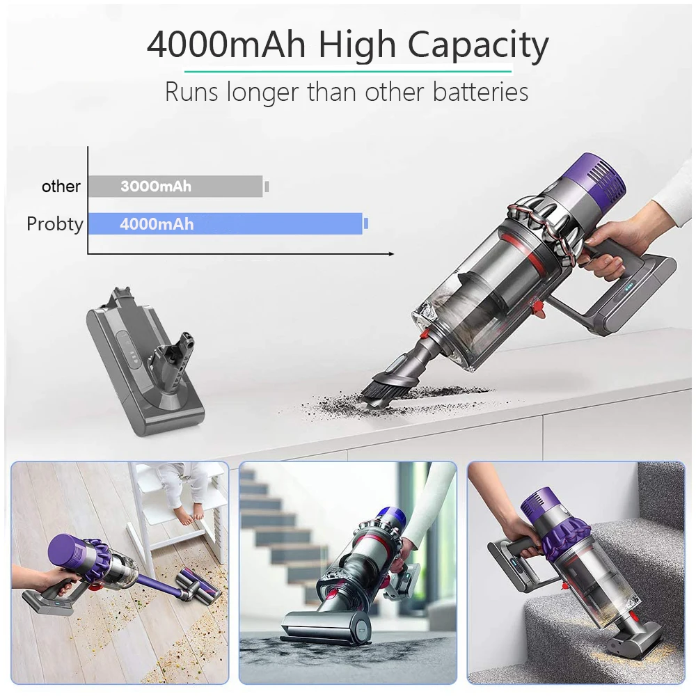 Аккумулятор для пылесоса Dyson V10 сменная батарея Ач пушистый Циклон SV12 |