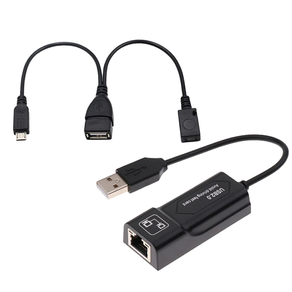 Ethernet Adapter and USB to Micro Cable for Media Streaming Devices - Fire Sticks 2nd TV 3rd Generation | Компьютеры и офис