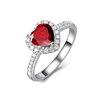 amvie fshion heart rings for women cubic zirconia love rings for her promise wedding engagement ring for girls size 5 12