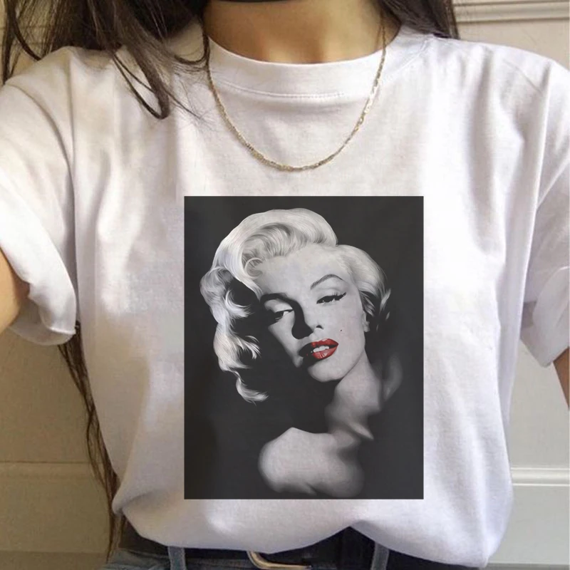 Новинка Лето 2020 Мэрилин Монро забавная модная футболка с принтом пародия