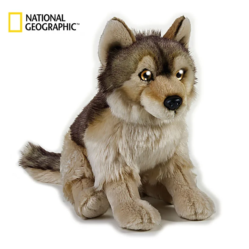 National Geographic North America 10 5 &quotВолк плюш волк мягкая имитация плюшевые животные