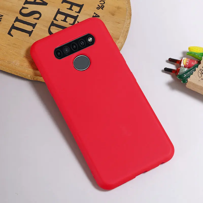 

Case For LG K51S Luxury Ultra Thin Shockproof Phone Case For LG K51S Fashion Solid Color Silicone Protection Back Cover 6.55"