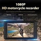 Видеорегистратор для мотоцикла SE100 Full HD 1080p с двумя объективами и камерой заднего вида