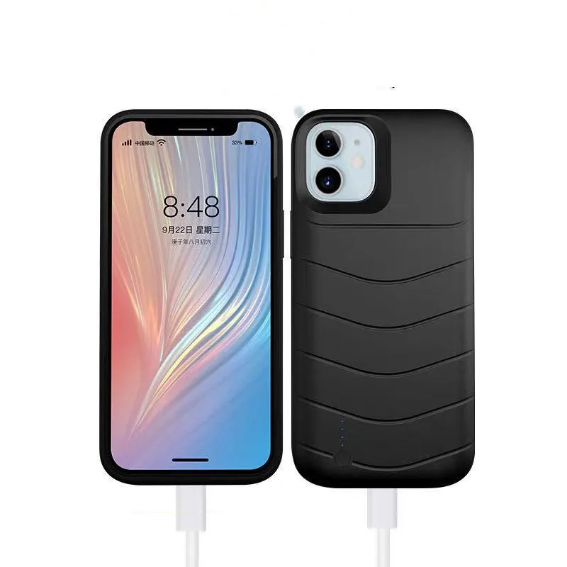 Чехол для аккумулятора iPhone 12 Pro Max чехлы с резервным внешним аккумулятором Mini