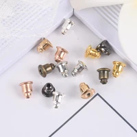 200pcslot earrings jewelry accessories bullet earring backs plug stopper for diy earrings making supplies