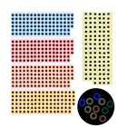 Bimoo 500 шт. 3D эпоксидные рыбные глаза светящиеся рыболовные приманки для ловли нахлыстом джиг-приманка крафтовые глаза с клеевой основой