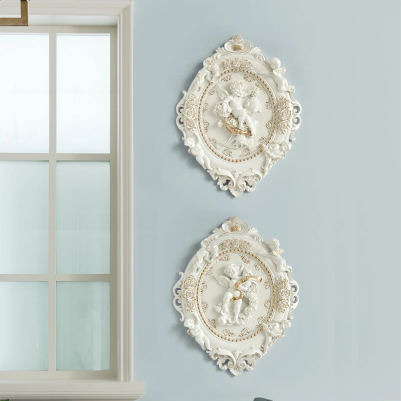 

resin home decoration accessories angel statue home wall decor Nordic style Ornament Decoration Crafts Wall Hanging Decor