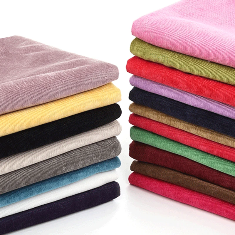 Вельветовая ткань 150 см ширина на метр лоскутного шитья делает одежду шапка