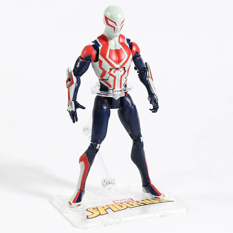 Marvel Человек-паук Питер Паркер Miles Morales Gwen Stacy человек паук 2099 ПВХ фигурка Коллекционная модель игрушки