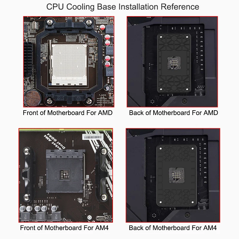 Кронштейн для кулера процессора AMD AM4 AM3 AM2 держатель радиатора базовый кулер