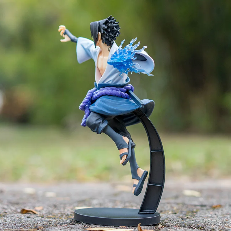 

24cm Anime Sasuke Figurine Statue Chidori Ver. Uchiha Sasuke Action Figure PVC Collection Model Toys Figures