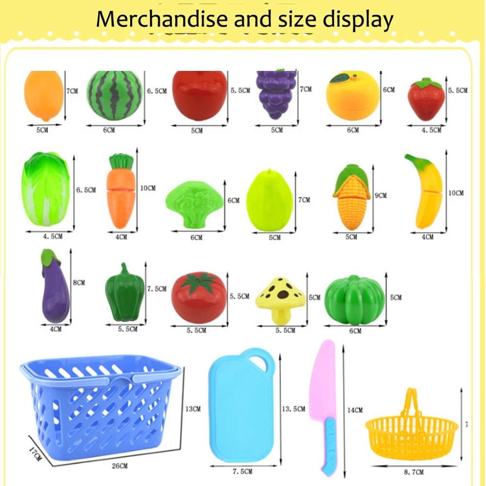 23 шт./компл. нож для резки фруктов и овощей забавная игрушка подарочные