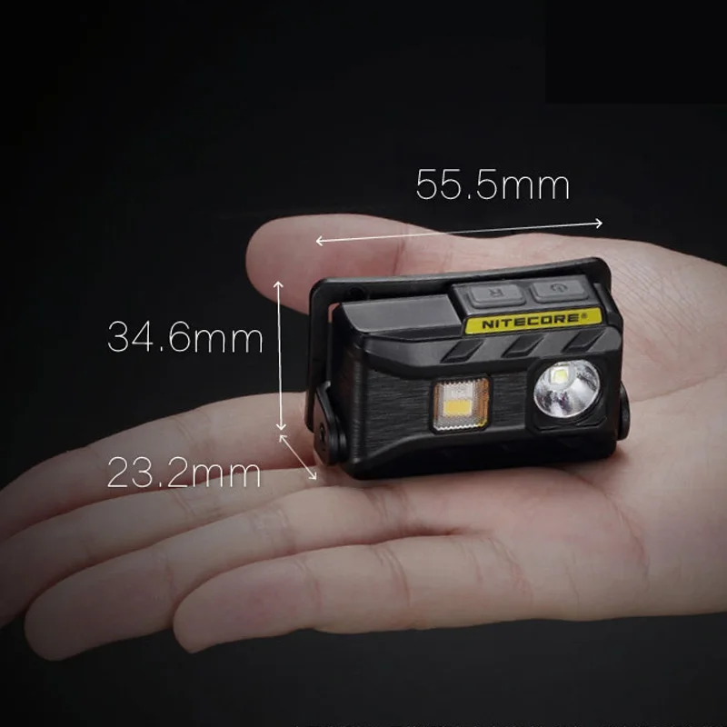 Перезаряжаемый налобный фонарь Nitecore NU25 360LMs 3 светодиода на выходе легкий