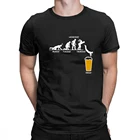 Футболка Man Week Craft Beer, Мужская футболка с короткими рукавами и забавным юмористическим рисунком