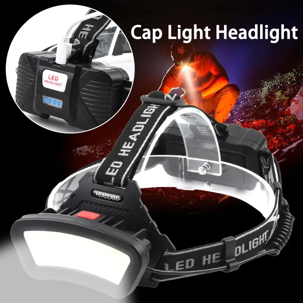 

Регулируемый светодиодный налобный фонарь светильник s Открытый Кемпинг Портативный мини COB светодиодные фары перезаряжаемый аккумулятор ...