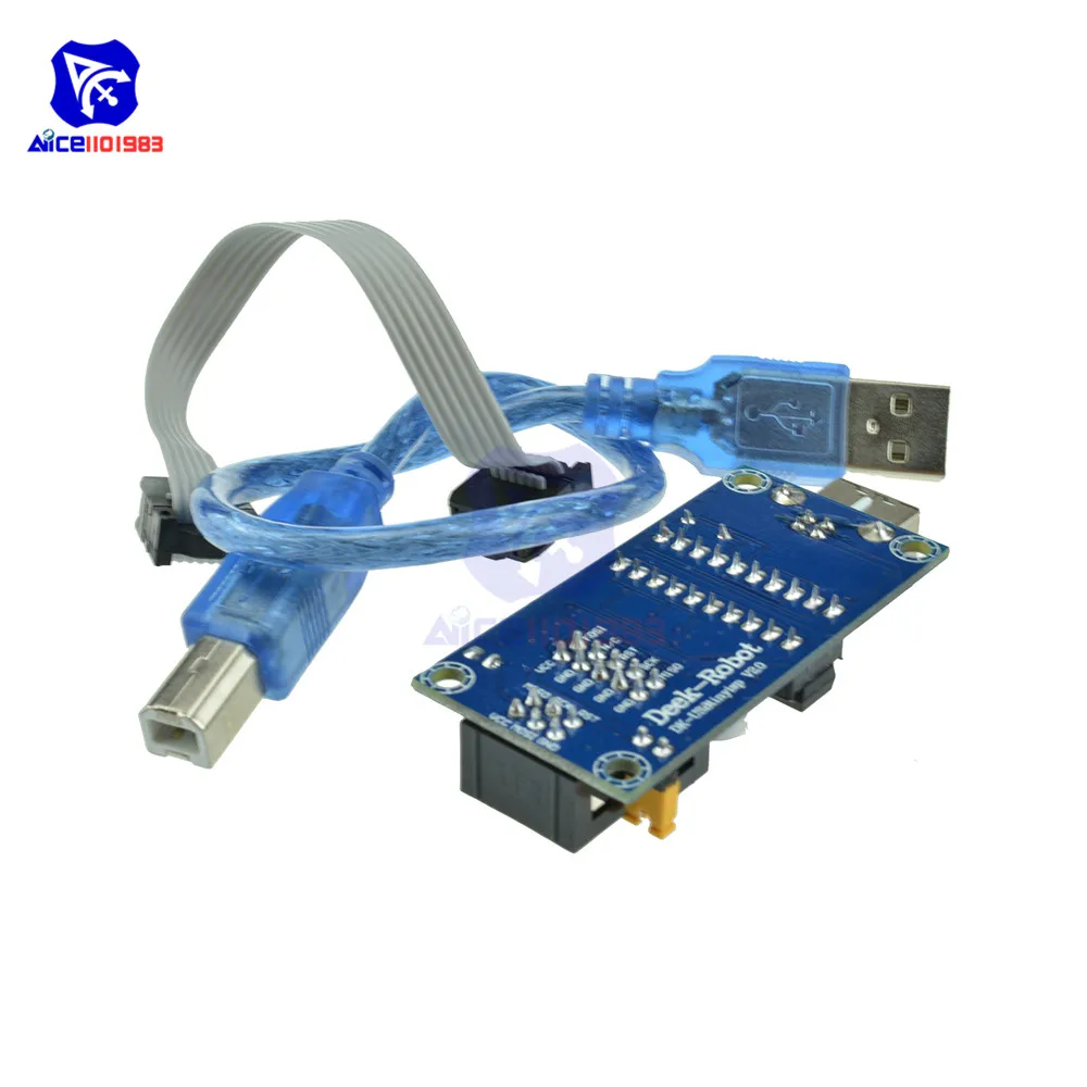 Diymore USBtinyISP USBTiny AVR ISP программатор 6/10 контактный загрузчик для Arduino Meag2560 UNO R3