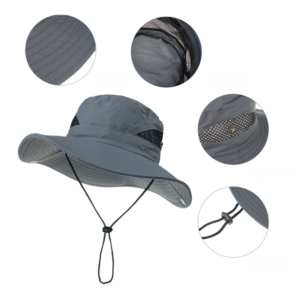 Камуфляжные Панамы камуфляжные шляпы рыбака с широкими полями Панама для