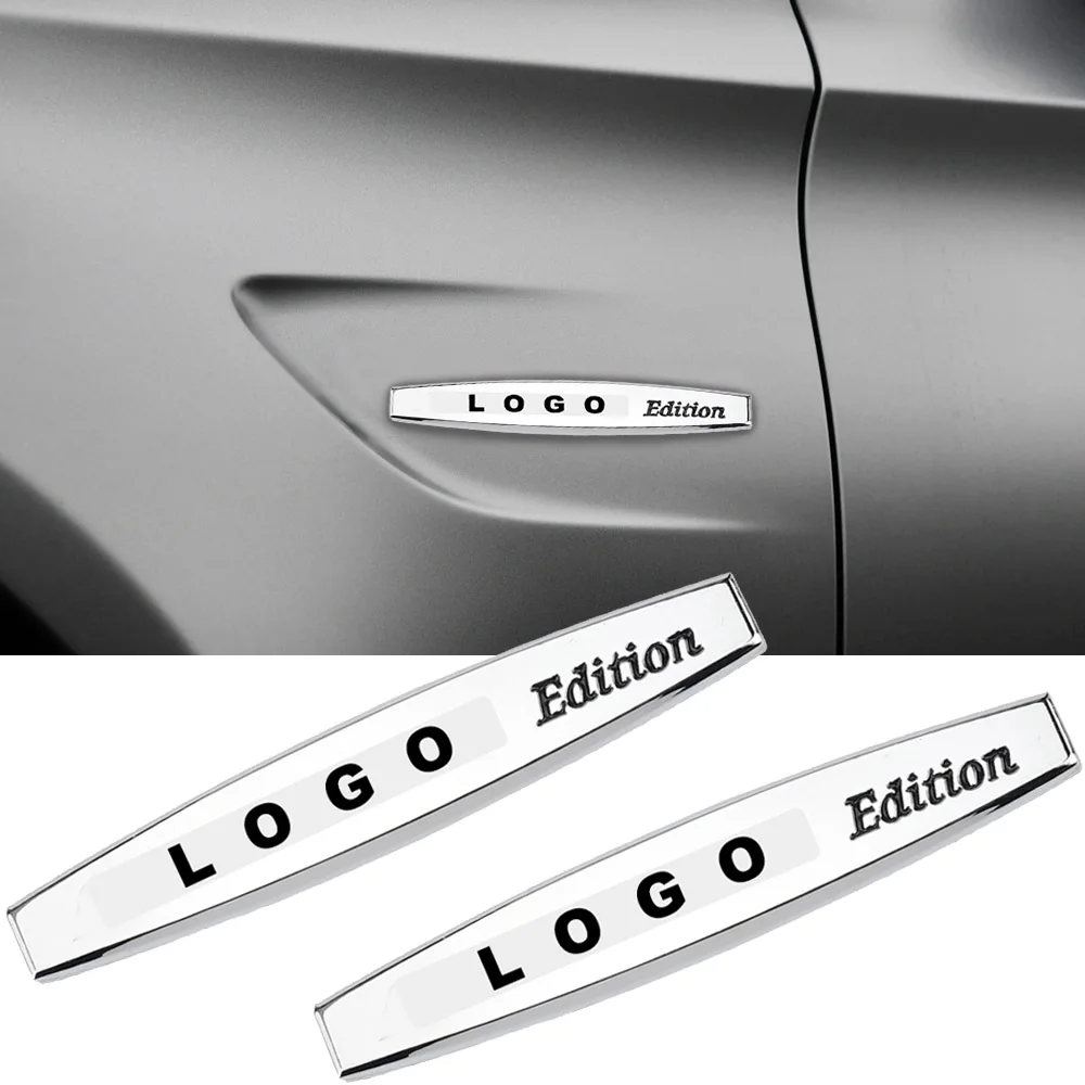 2 50 шт. Для AMG издание логотип значок на крыло Стикеры для Mercedes Benz A B C E S класс W201 W202