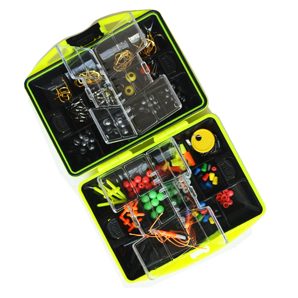 

Fishing Accessories Set Freshwater Saltwater Fishing Tackle Kit (The Color of The Gadget for Random)