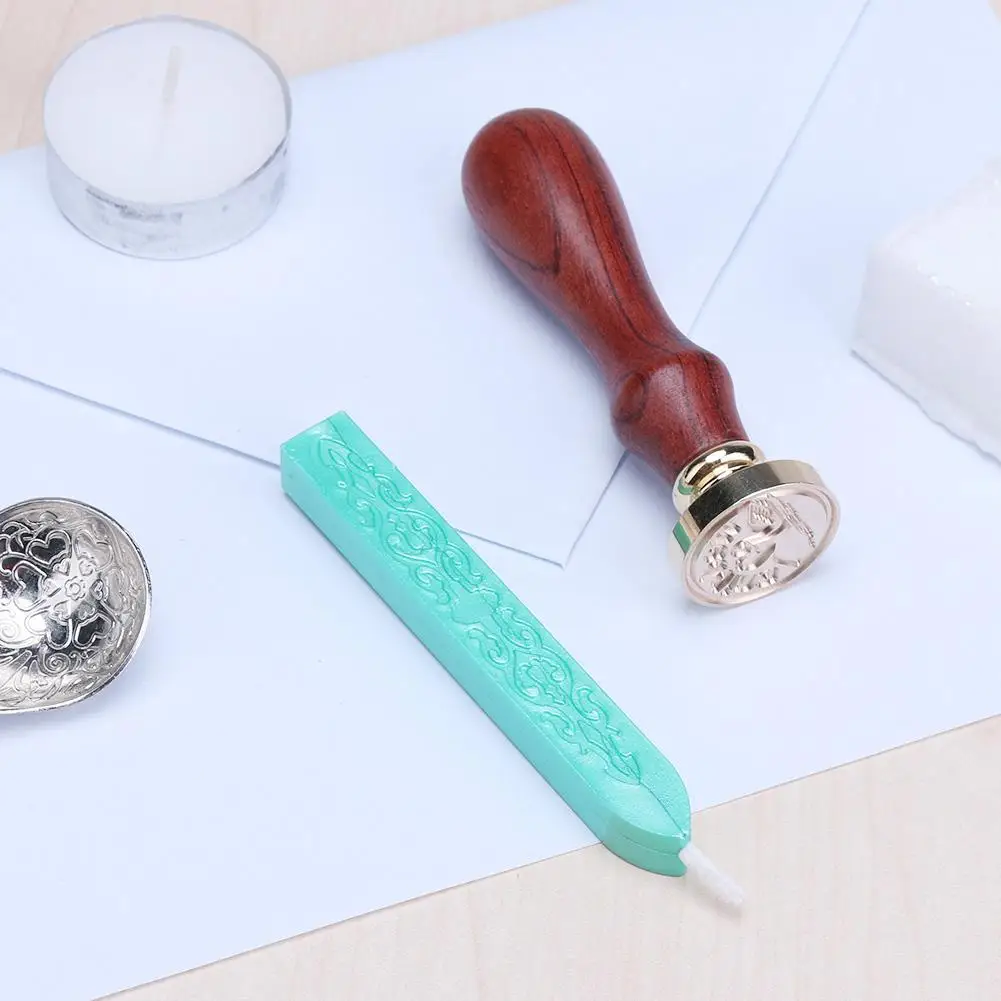 

1pc Ancient Sealing Wax Stick Antique Seal Stamps Colorful Bar for Wedding Invitations Envelope Handmade Hobby Craft