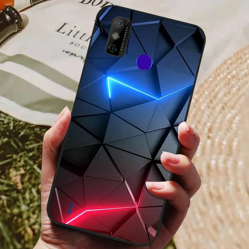For Tecno Spark 6 GO Case Back Cover Silicon Phone Case For Tecno Spark 6 Go Cases Soft bumper Funda Spark6 GO 6go Coque Bag