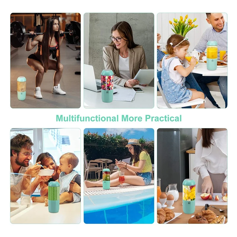 

Blender Smoothie Makers,Mini Portable Blender,Smoothie Shake Maker,Portable Blender,Fruit Mixer,380Ml