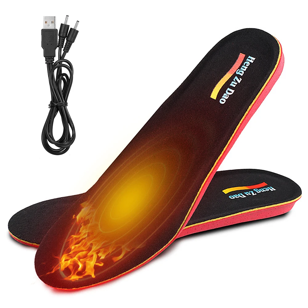 

Electric Heated Insole Foot Warmers Battery Powered Heated Insoles Winter Warm Shoe Insoles For Skiing Hiking Camping