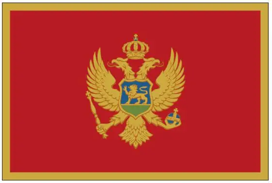 60*90cm 90*150cm 120*180cm MNE Montenegro Montenegro National Flag