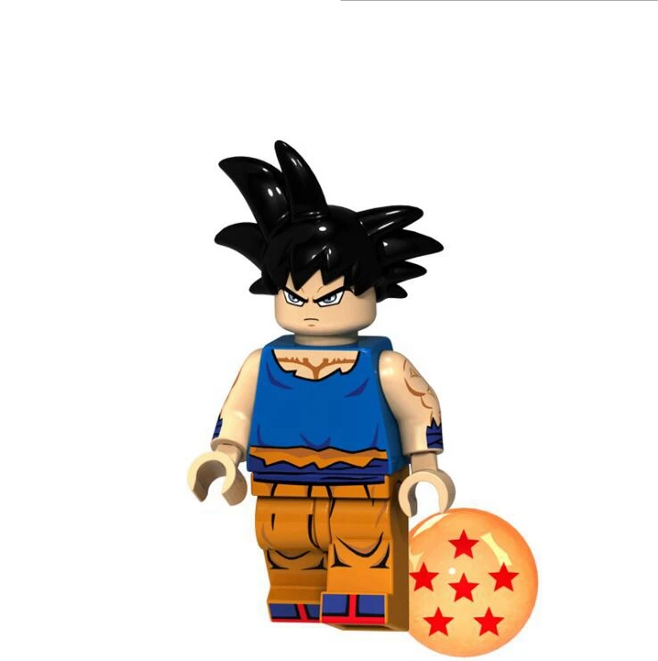 XP068 Dragon Ball Z Супер Saiyans Goku Vegeta Krillin trunks Cell Broly Аниме фигурки строительные блоки подарки для детей игрушки - Цвет: XP068