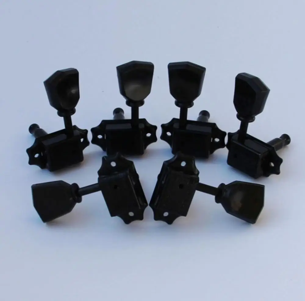 

new electric guitar black Vintage tuning pegs guitar button for both side of the guitar Square handle BJH-63-1