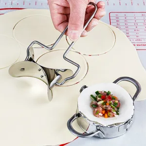 Домашняя форма для пельменей из нержавеющей стали 304, ручная нажимная машина для лепки пельменей, кухонные принадлежности