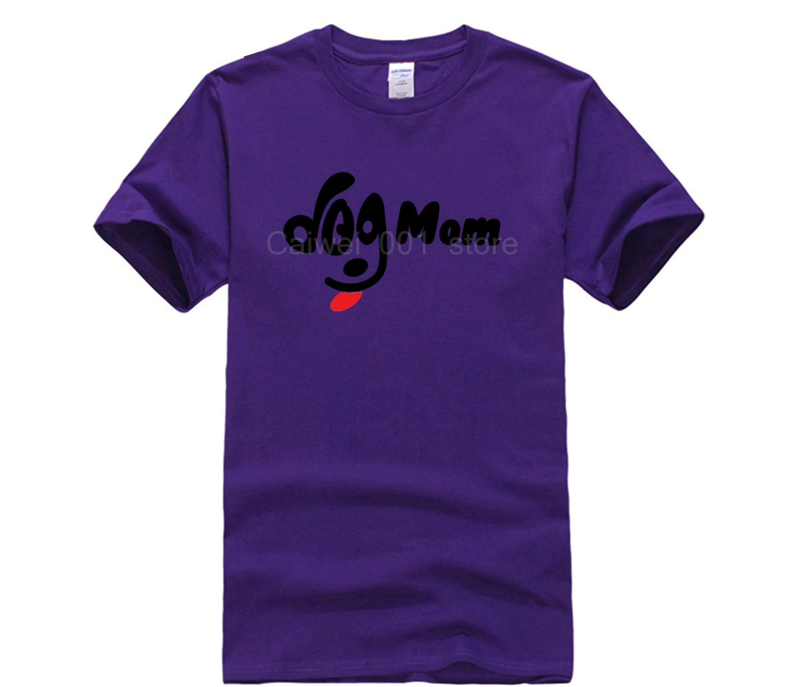 

Fashion summer mens T Shirt 100% Cotton Trendy Creative Graphic dog mom Men's Cool Short Sleeve T Shirt