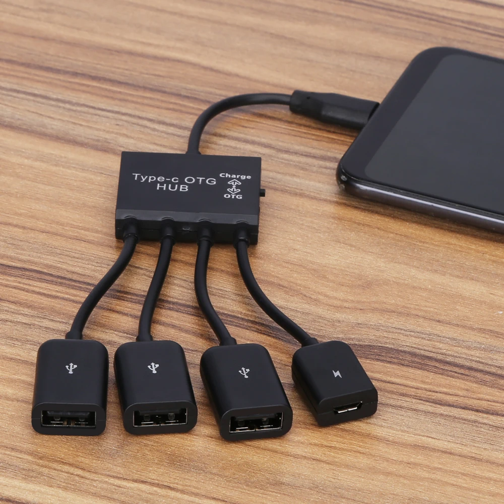 Хаб Onvian OVUS0110 с 2/3 USB-портами и адаптером USB Type-C для устройств iOS/Android | Мобильные