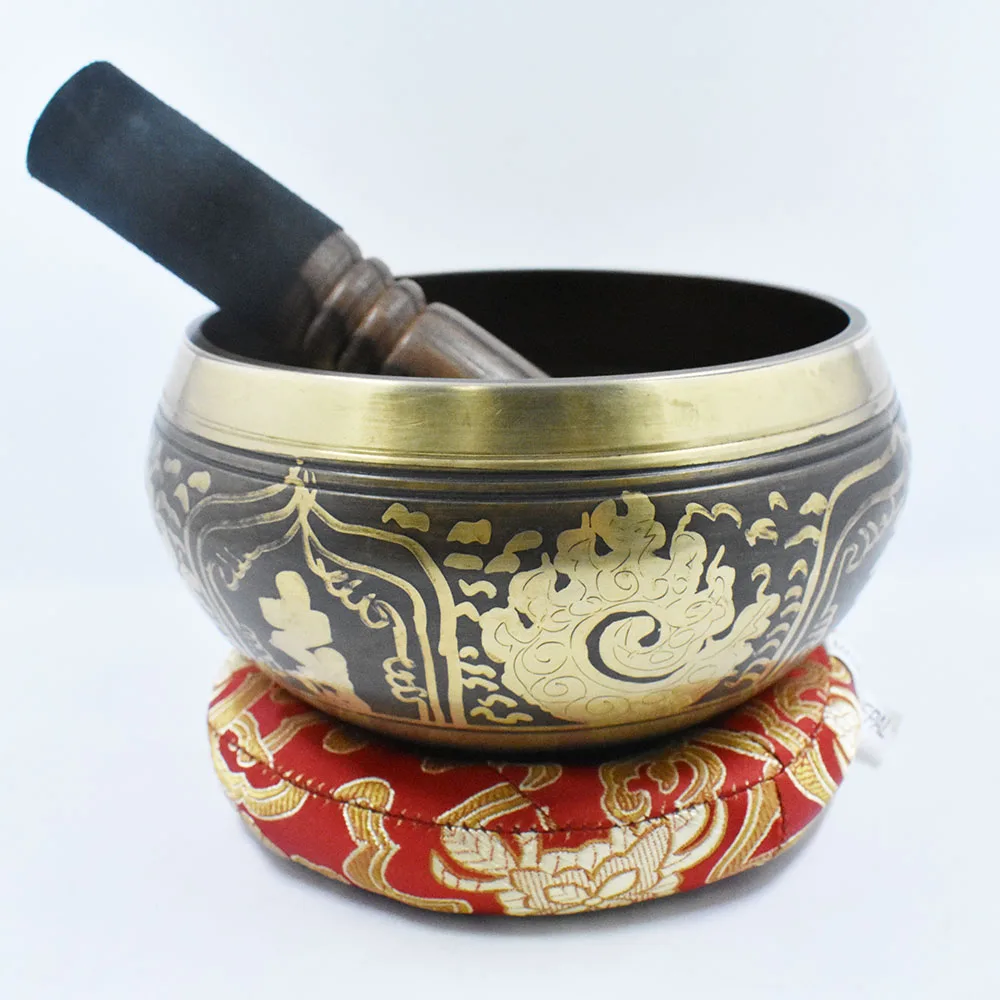 Тибетские поющие чаши с кипящей водой Mantra OM для медитации йоги|Миски и тарелки| |