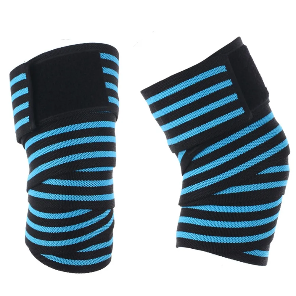Профессиональная Тяжелая атлетика эластичность наколенник Powerlifting спортивные