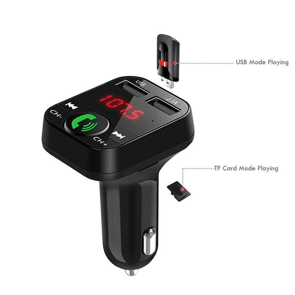

Car Handsfree Wireless Bluetooth Kit FM Transmitter LCD Car MP3 Player USB Charger FM Modulator Car Bluetooth FM Transmitter