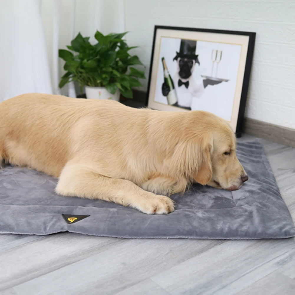 

Pet warm nest pad plush cotton pad insulation blanket winter thickening warm pet supplies sleeping pad dog accessories