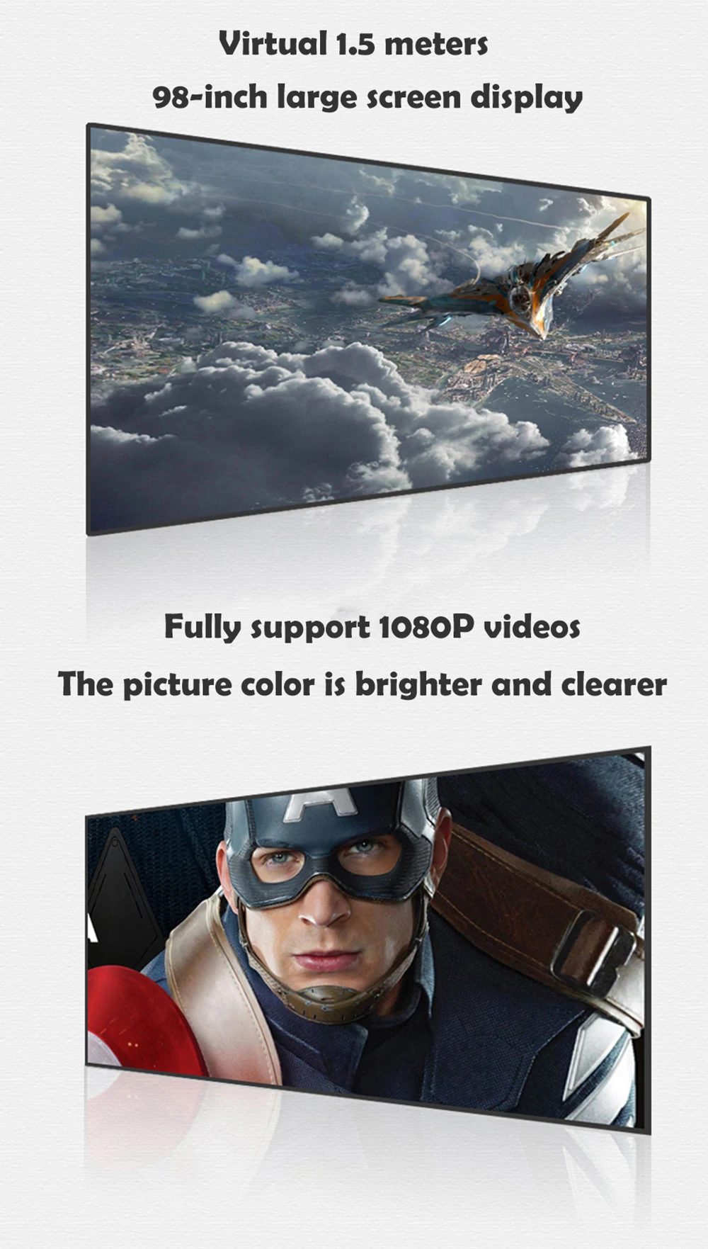 IVS 2 Smart Android 3D видеооочки с креплением на голову устройство все в одном IMAX