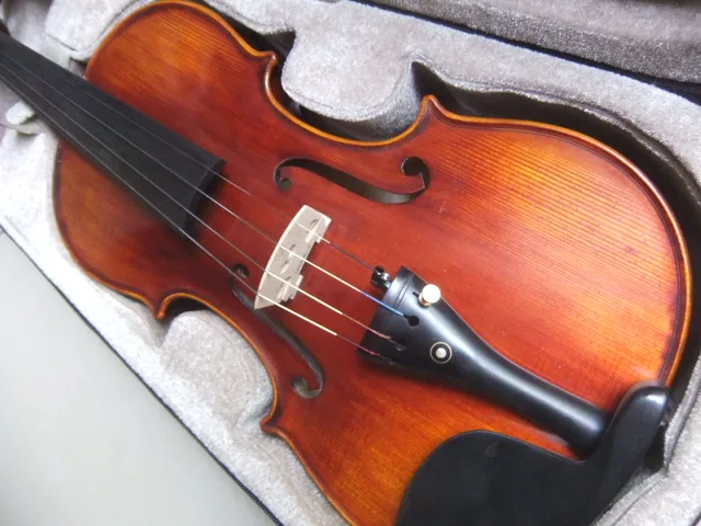 Бесплатная доставка чехол для скрипки ручной работы с масляным лаком 100% + пенопласт из углеродного волокна