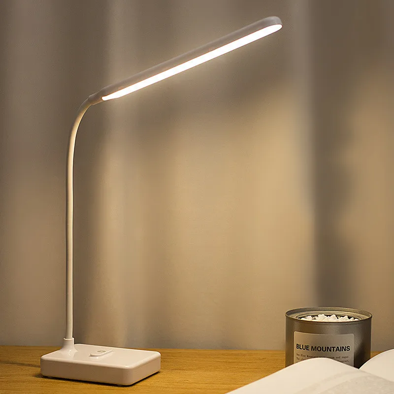 Новая настольная лампа с USB зарядкой Складные светодиодные настольные лампы для