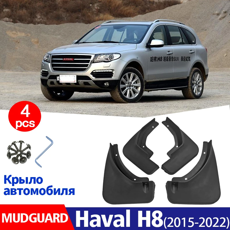 

Mudflaps FOR Haval H8 2015-2022 Mudguards Fender Mud Flap Guard Splash Mudguard Car Accessories Auto Styline Front Rear 4pcs