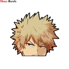 Three Ratels FC131 смешной 3D мой герой Академия BAKUGO PEEKING Peeker автомобиль грузовик переводка Бампер Окно DIY Наклейка